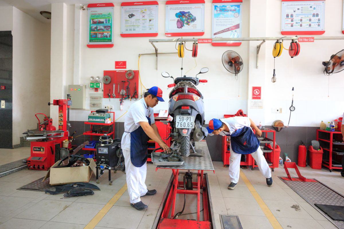 Bộ côn trước xe ga: bi nồi, má sát và cách chọn đúng xe